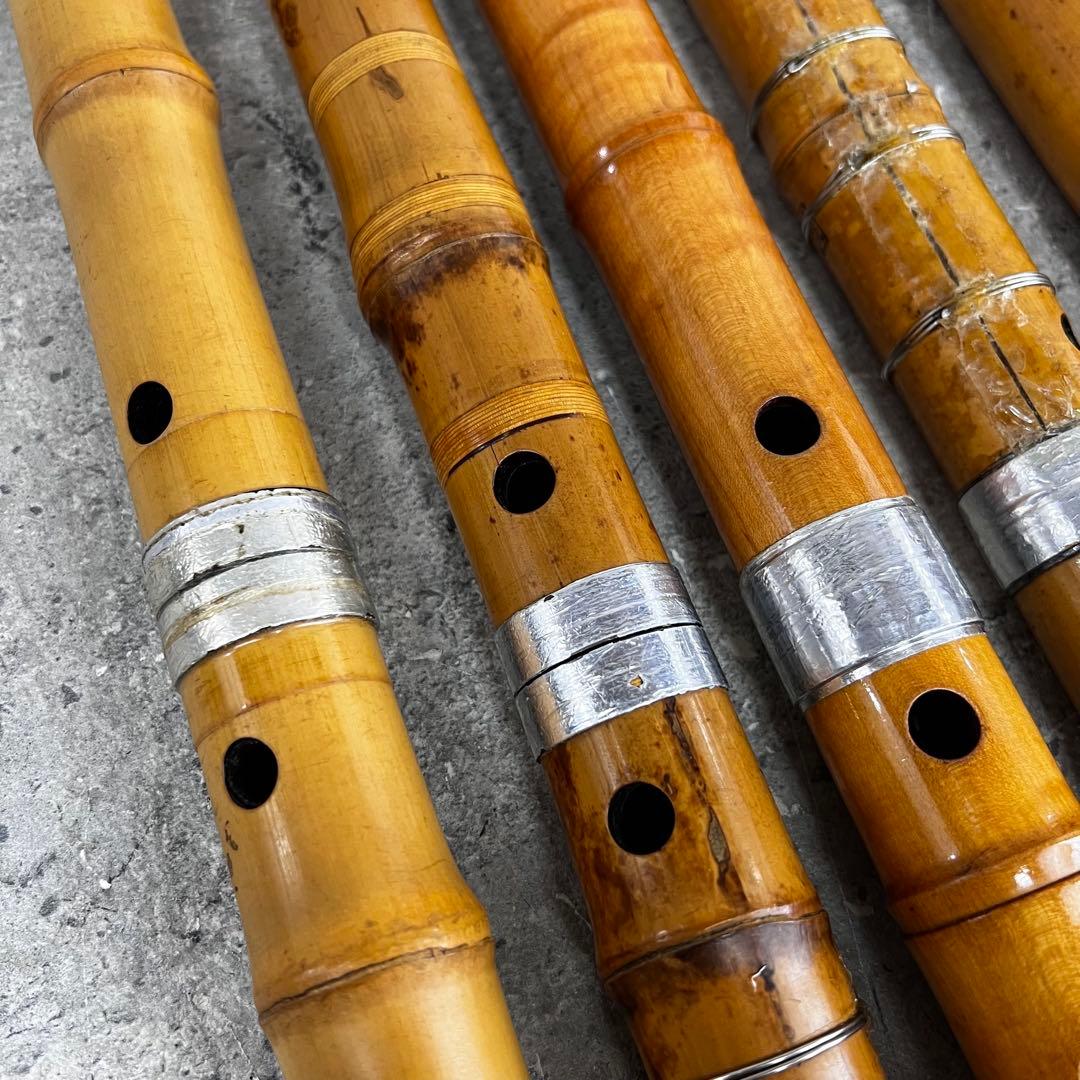 現状品 尺八 7本 まとめ売り 鈴風 林山