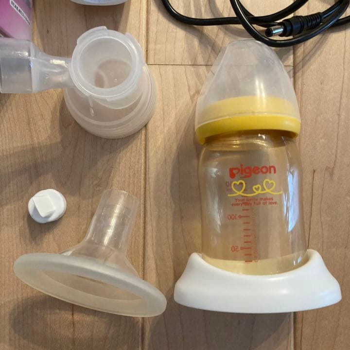 Pigeon ピジョン　電動　さく乳器　母乳パッド　セット