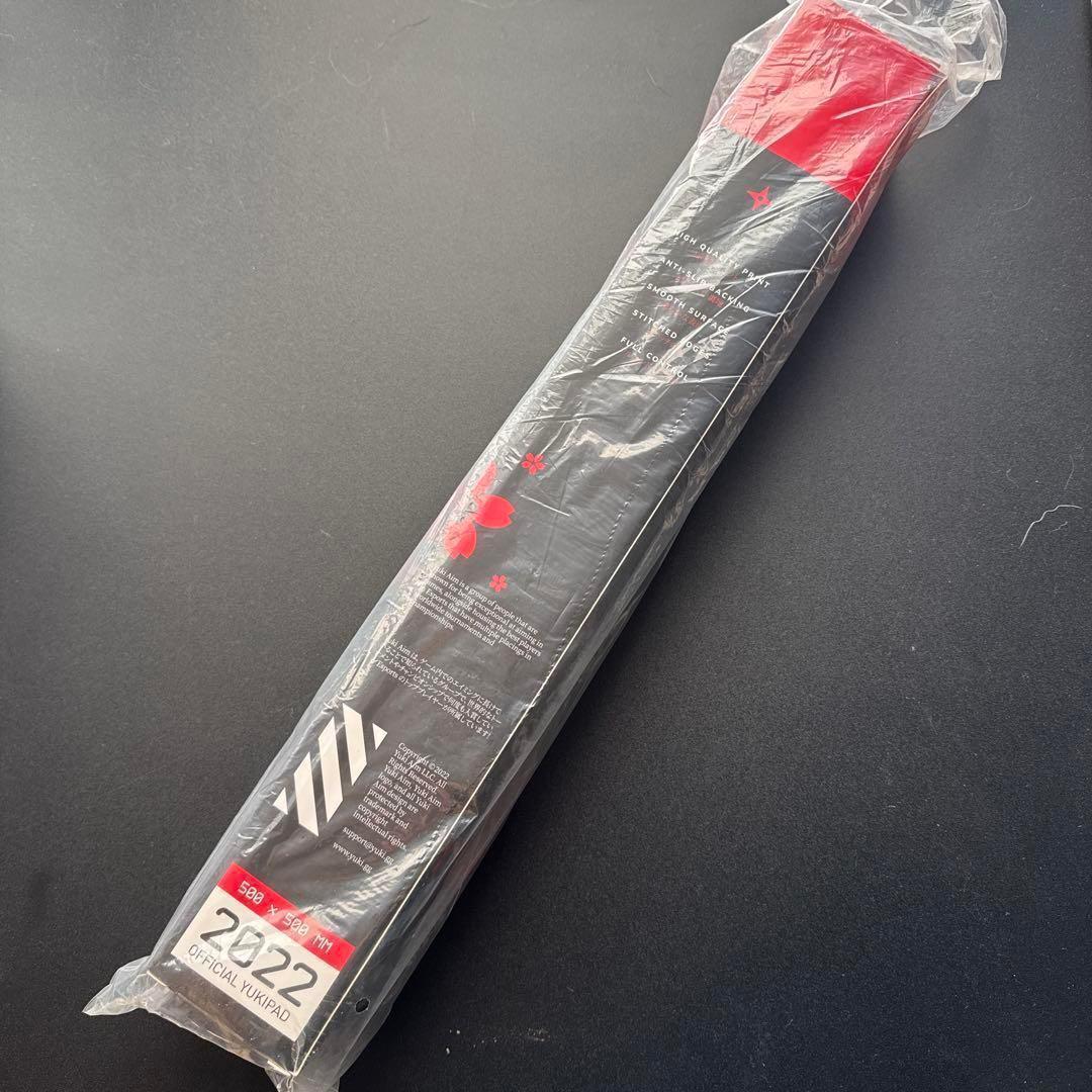 ユキエイム　マウスパッド　黒　2022　yukiaim oni mousepad