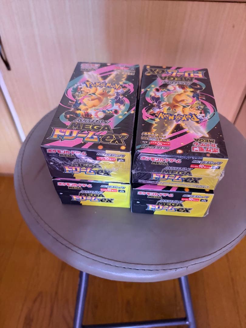ポケモンカード MEGA 拡張パック 未開封BOX 4箱セット シュリンク付き