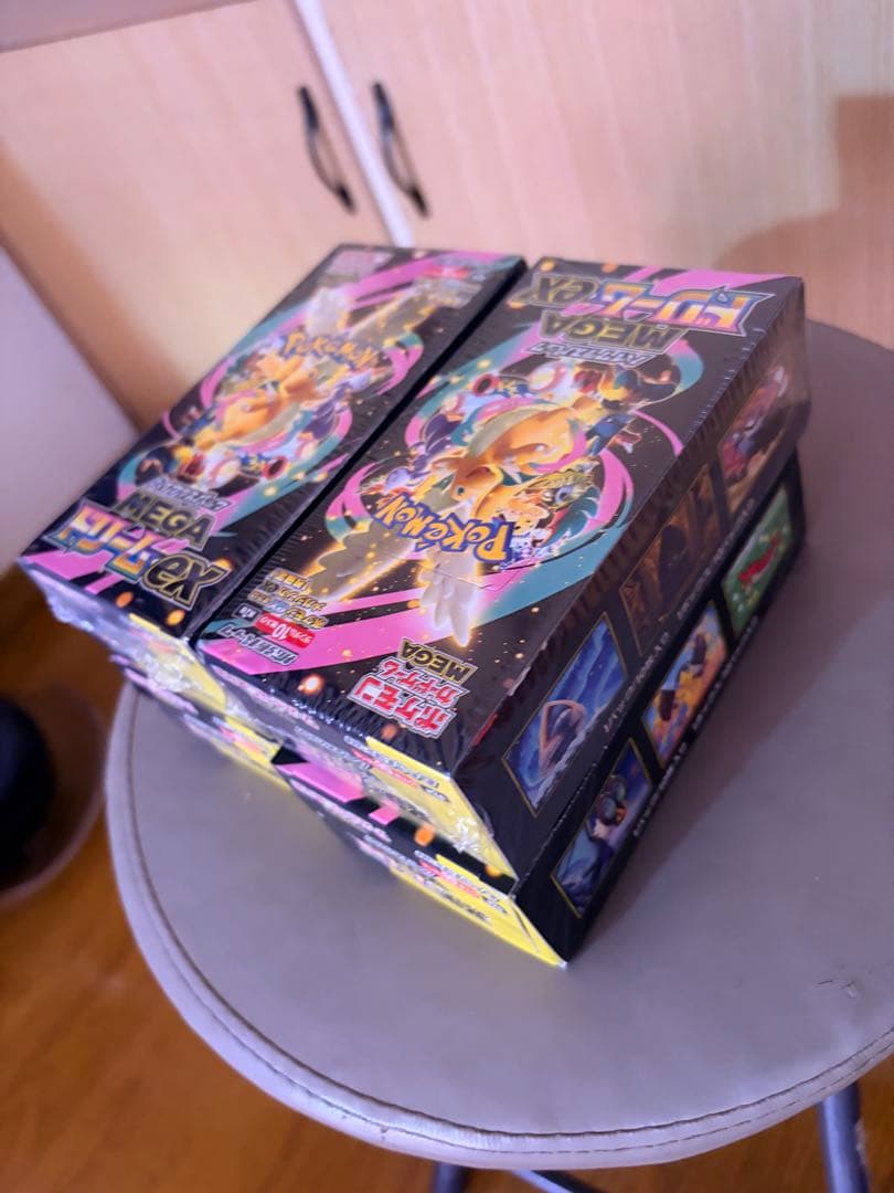 ポケモンカード MEGA 拡張パック 未開封BOX 4箱セット シュリンク付き