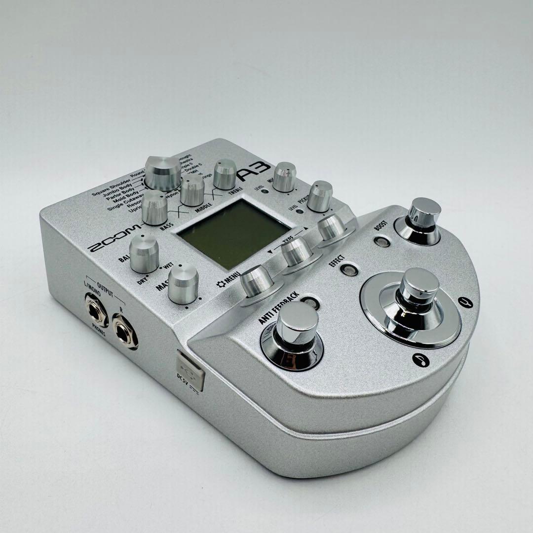 極美品★Zoom A3 ギターエフェクター アコースティック マルチエフェクター