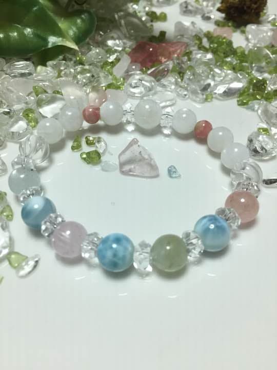 ◉お買い得！ラリマー/インカ/ベリル/ブレス P-288