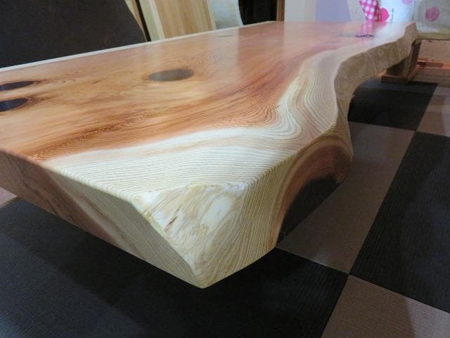 №46秋田杉一枚板☆座卓☆6畳～8帖用☆新入荷！