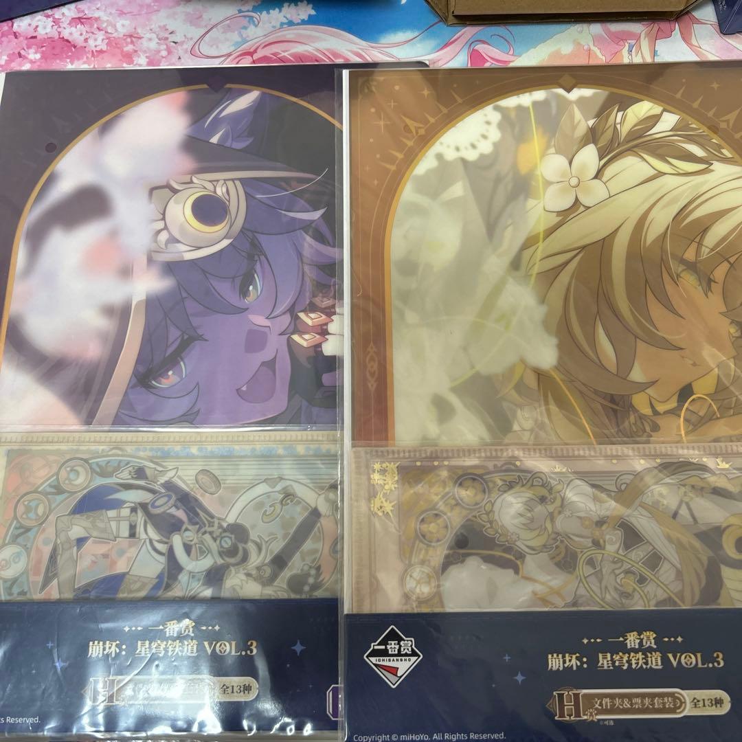 崩壊スターレイル一番くじ　アグライア　サフェル　　アクリル　ホルダー