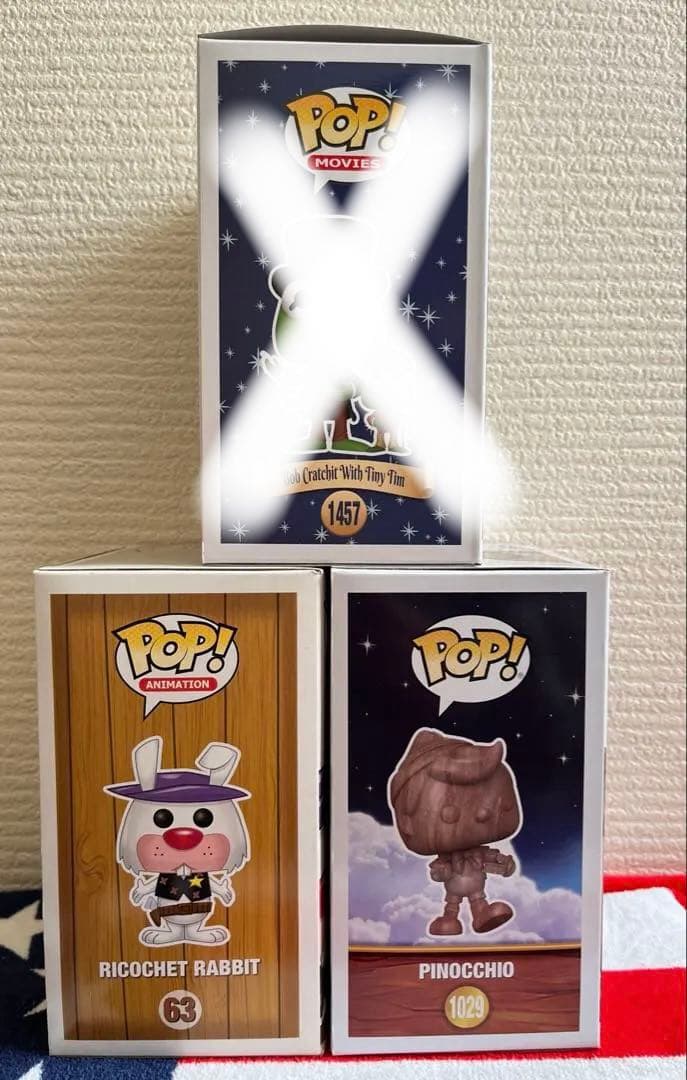 FUNKO POP! ピノキオ　リコシェラビット　カーミット　フィギュア