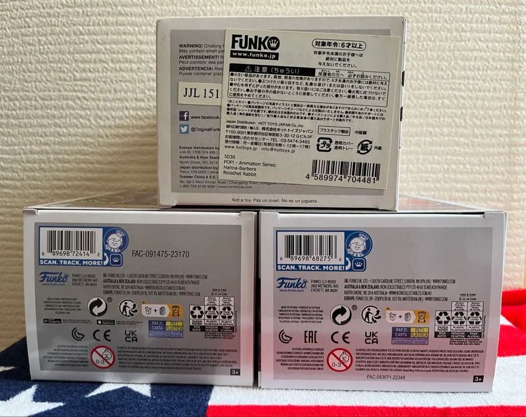 FUNKO POP! ピノキオ　リコシェラビット　カーミット　フィギュア