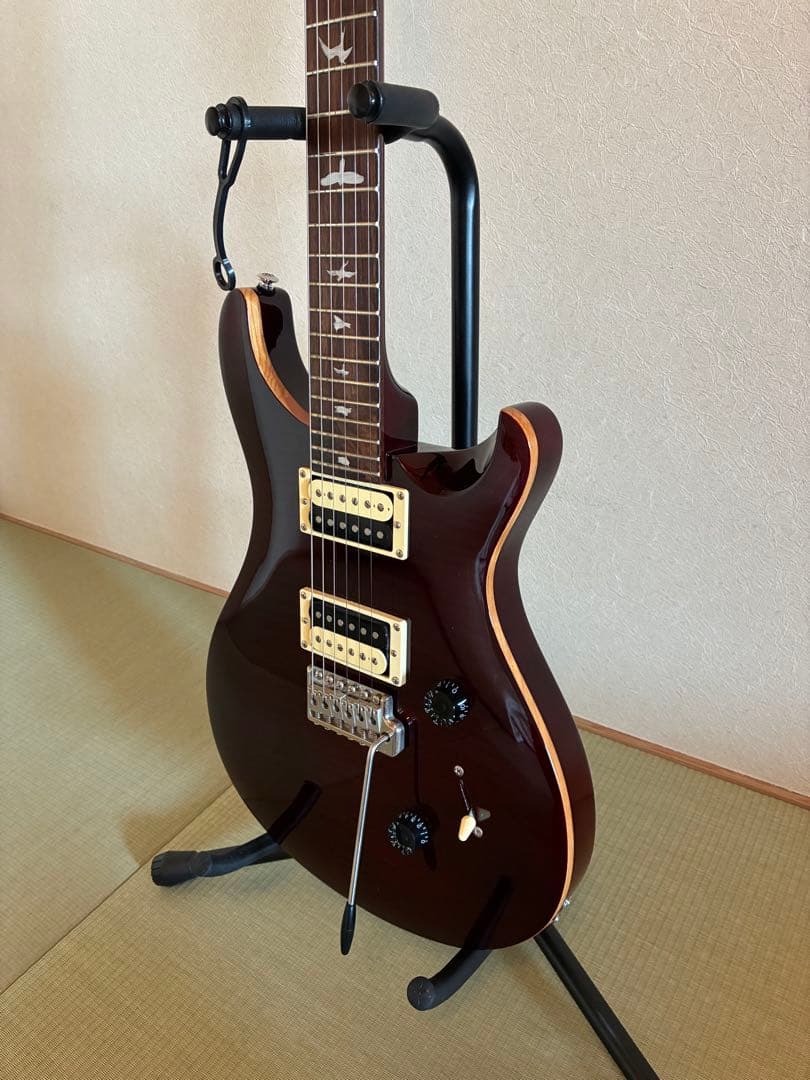 エレキギター PRS SE custom24 BLACK Cherry