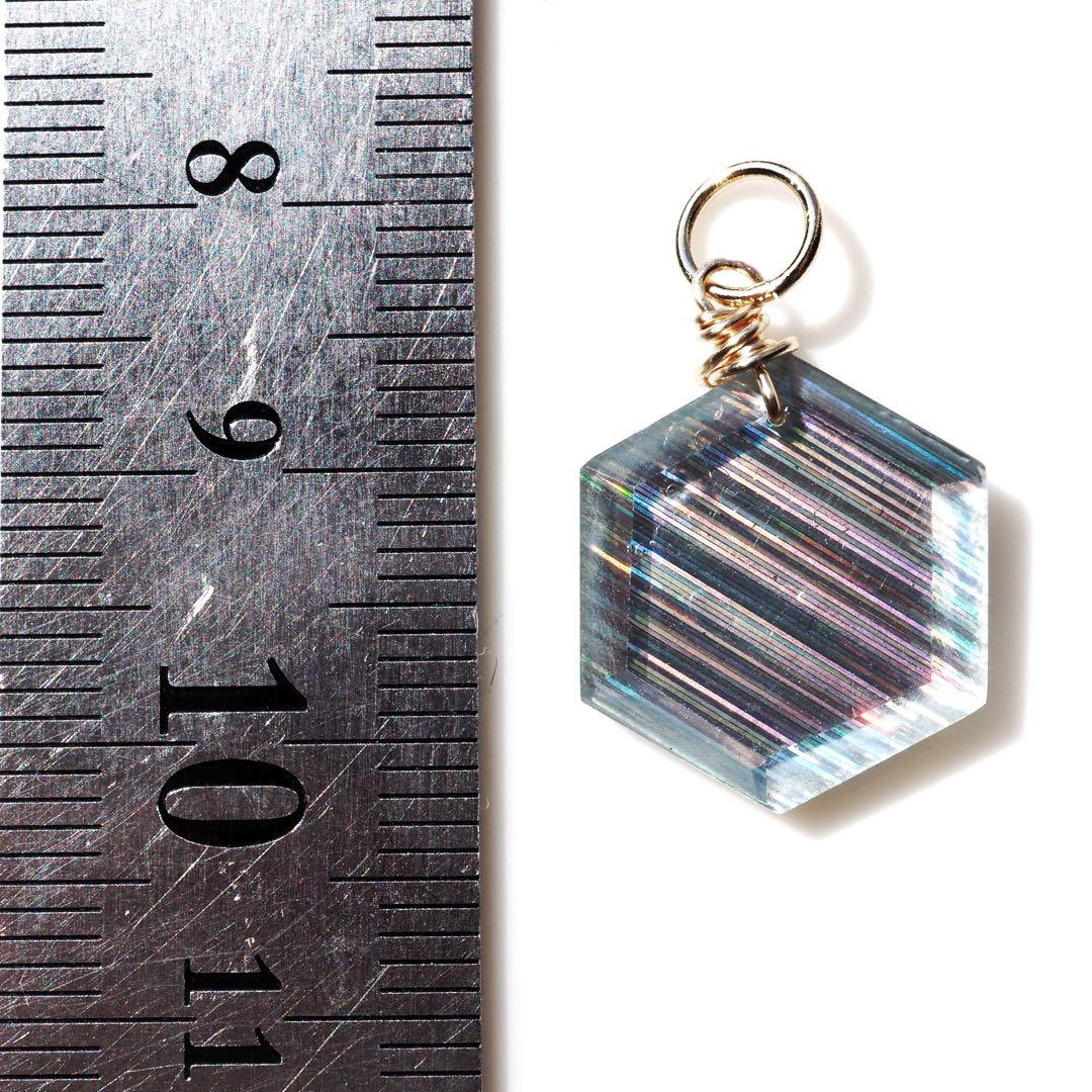 【ｔａｍａ☆彡】No.5 大粒☆天然ソーラークォーツのネックレストップ