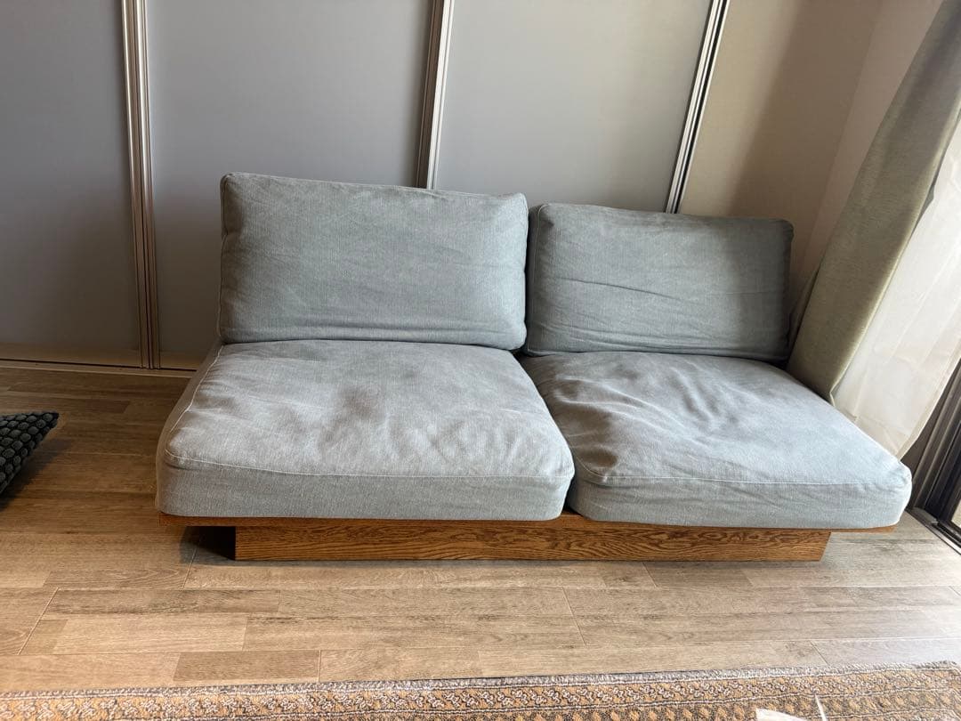 モモナチュラル　クラウドソファ 2P