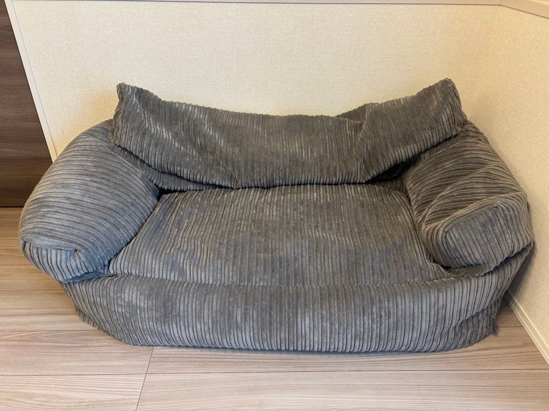 【ゆうま】ラウンジパグ　ソファビーズクッション　2人掛け