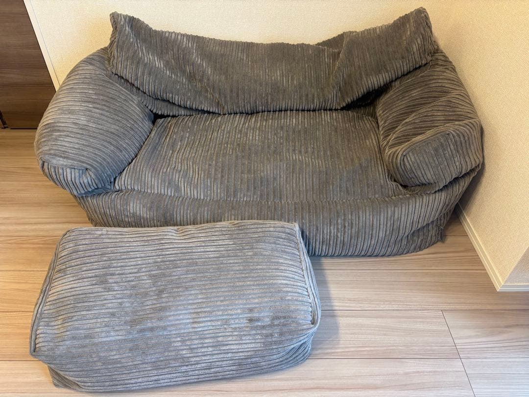 【ゆうま】ラウンジパグ　ソファビーズクッション　2人掛け