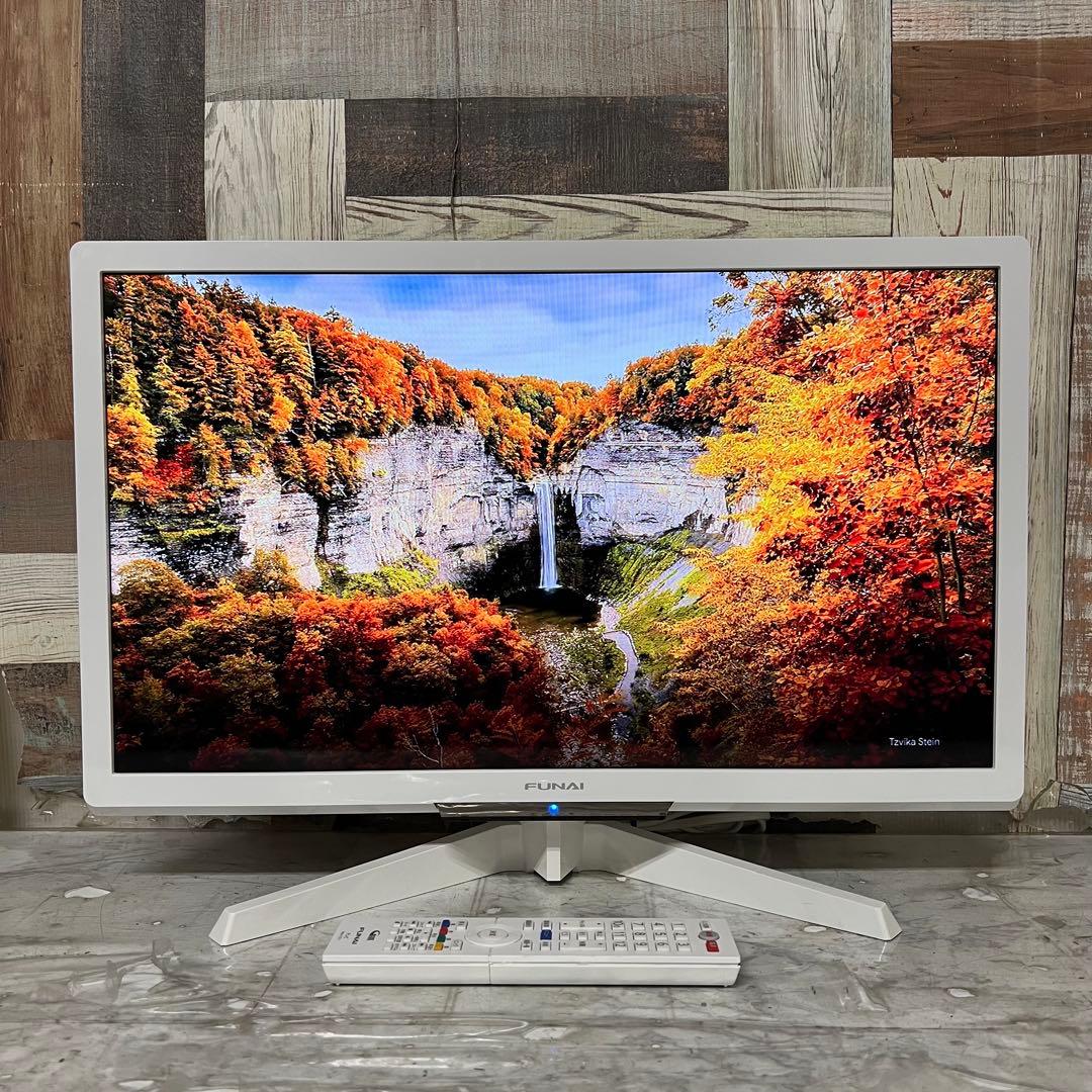 chocoho★さん専用ホワイトパネルフナイ24型液晶テレビ500GB録画機能付