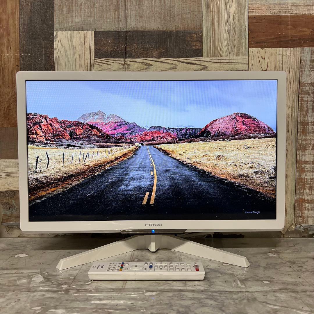 chocoho★さん専用ホワイトパネルフナイ24型液晶テレビ500GB録画機能付