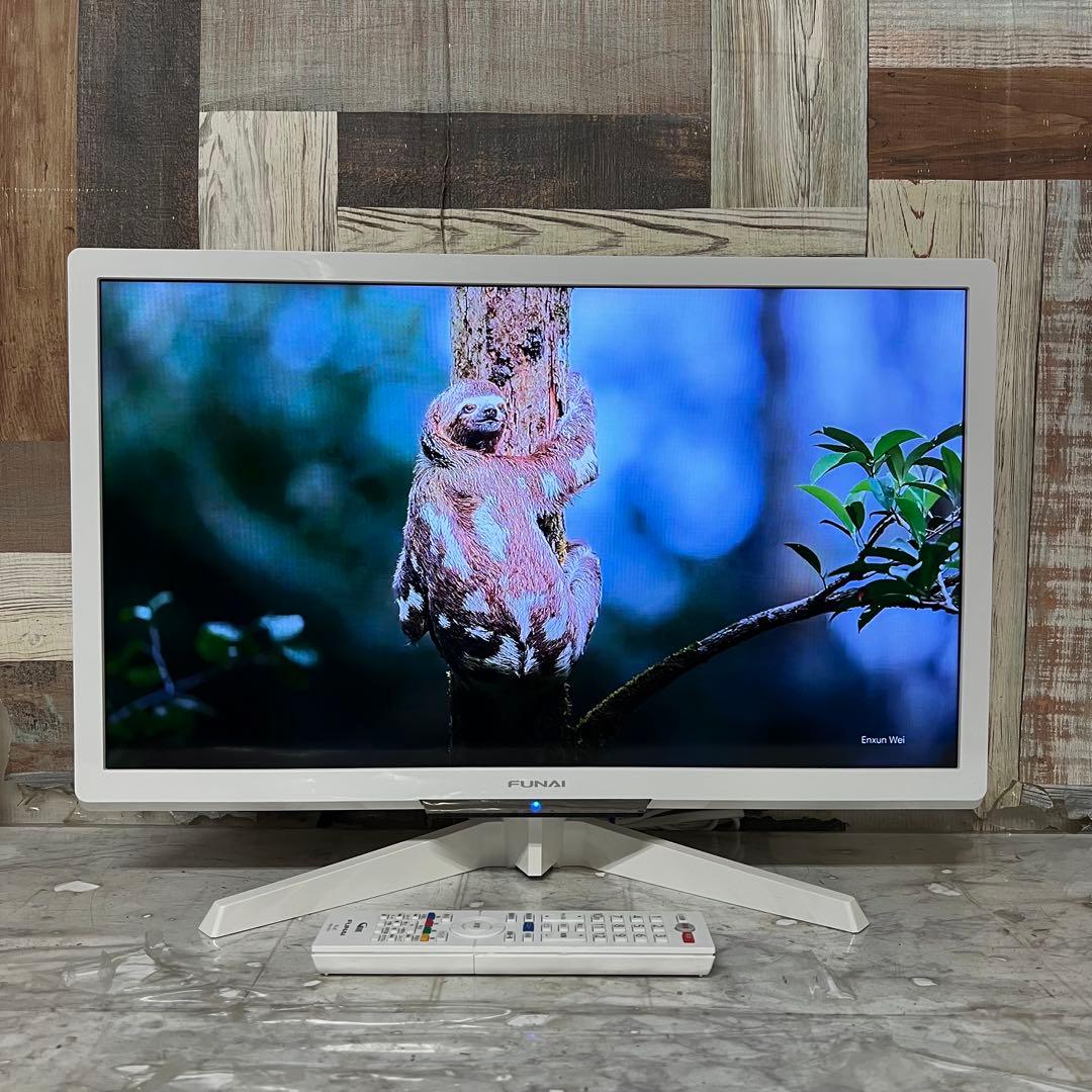 chocoho★さん専用ホワイトパネルフナイ24型液晶テレビ500GB録画機能付