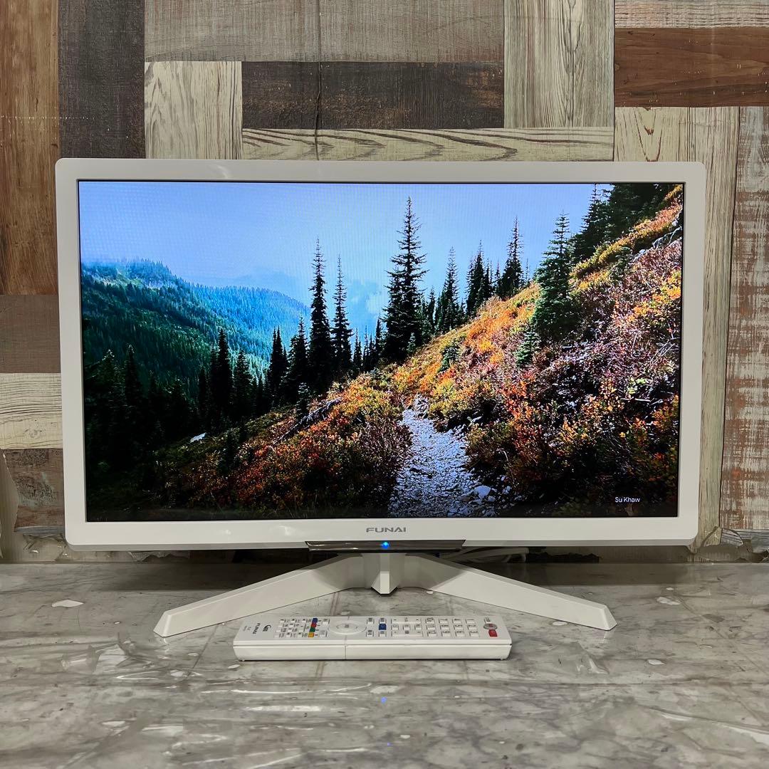 chocoho★さん専用ホワイトパネルフナイ24型液晶テレビ500GB録画機能付