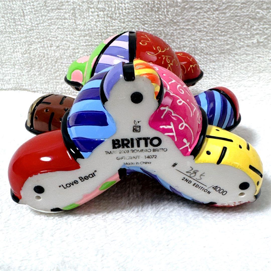 BRITTO Love Bear ハート マルチカラー 2ND EDITION