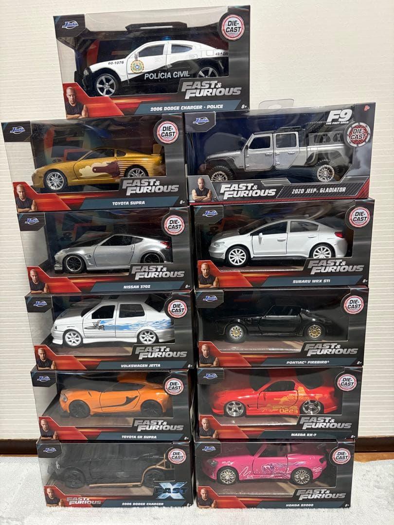 ワイルドスピード 1/32 Jada製ダイキャストカー 24台まとめ売り