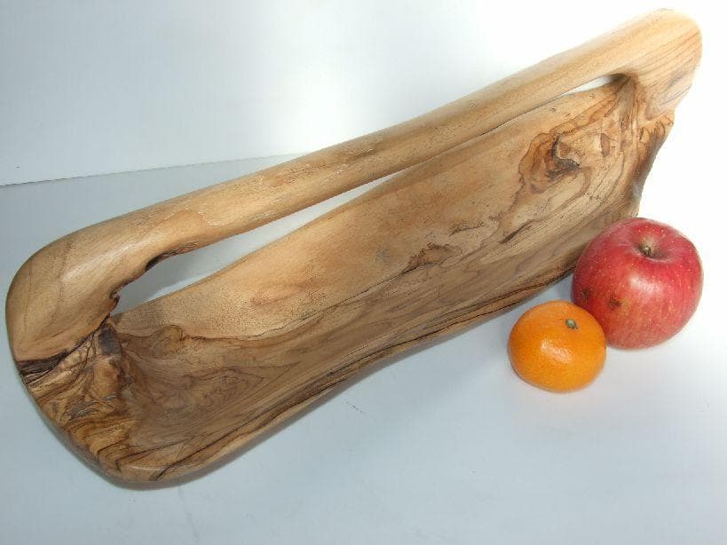 総無垢 チーク ハンドメイド 手作り 手彫り ウッドトレイ 花器 小物入れ