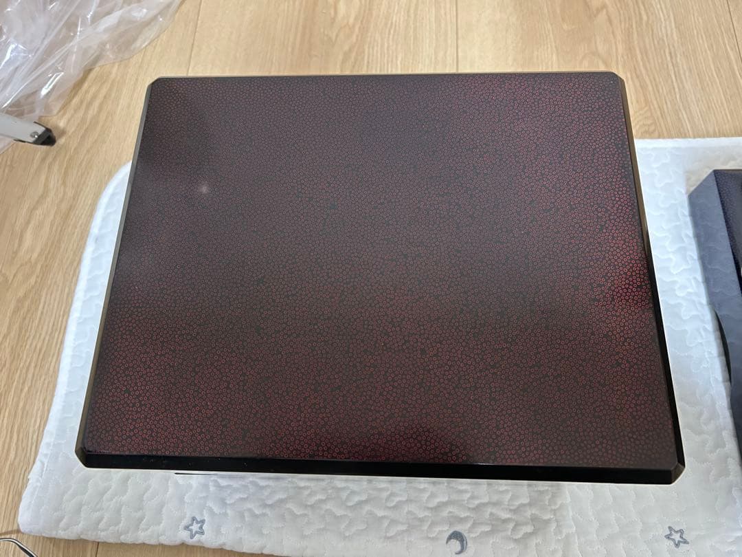 【最終値下げ】津軽塗 七々子塗り 2段重箱