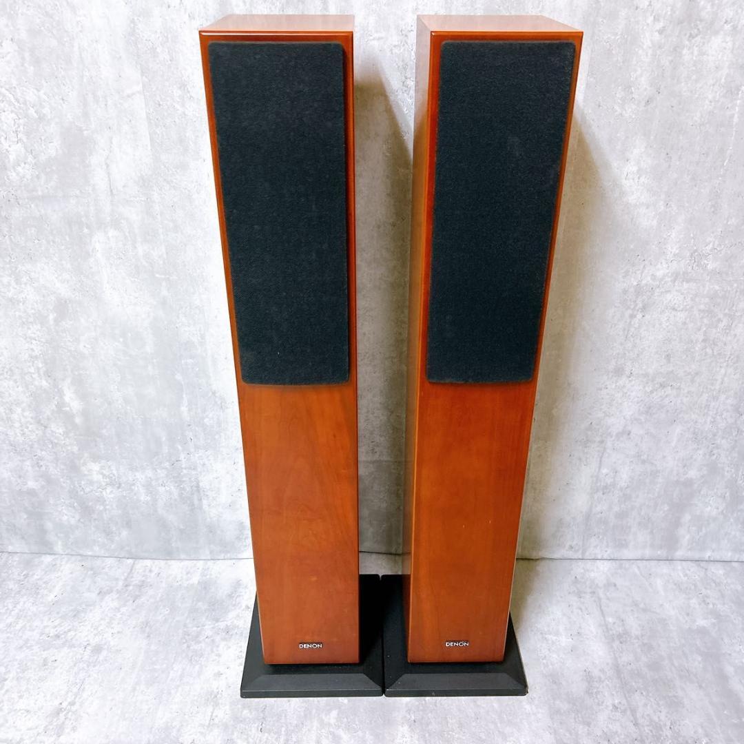 DENON デノン SC-T33SG トールボーイ　スピーカー ペア 木目