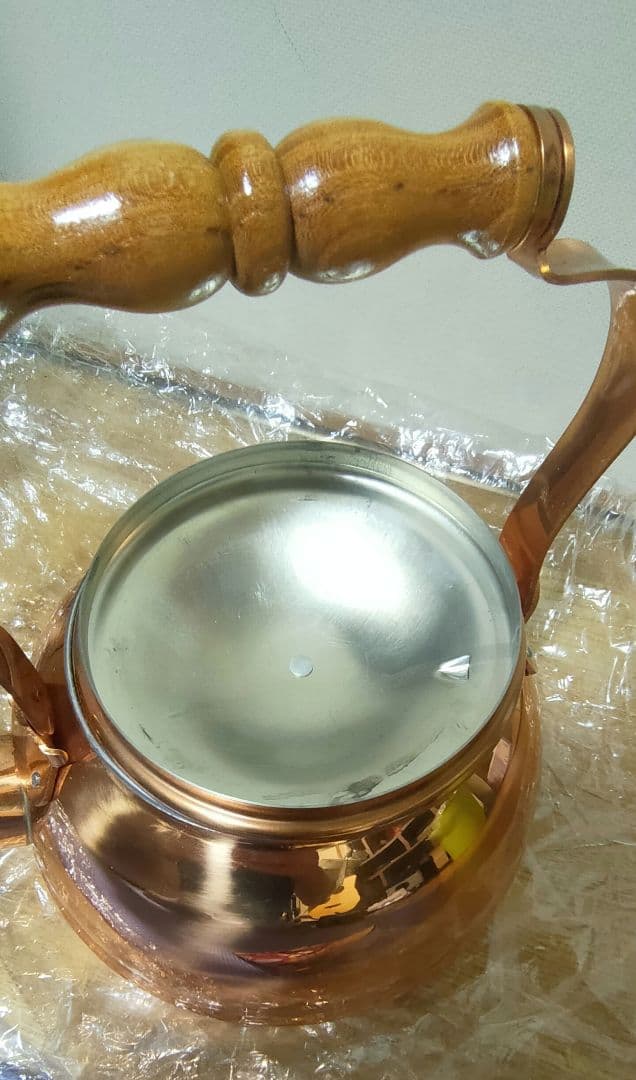 ★未使用　銅製やかん　ケトル　兼芝　キングカパー　北欧シリーズ