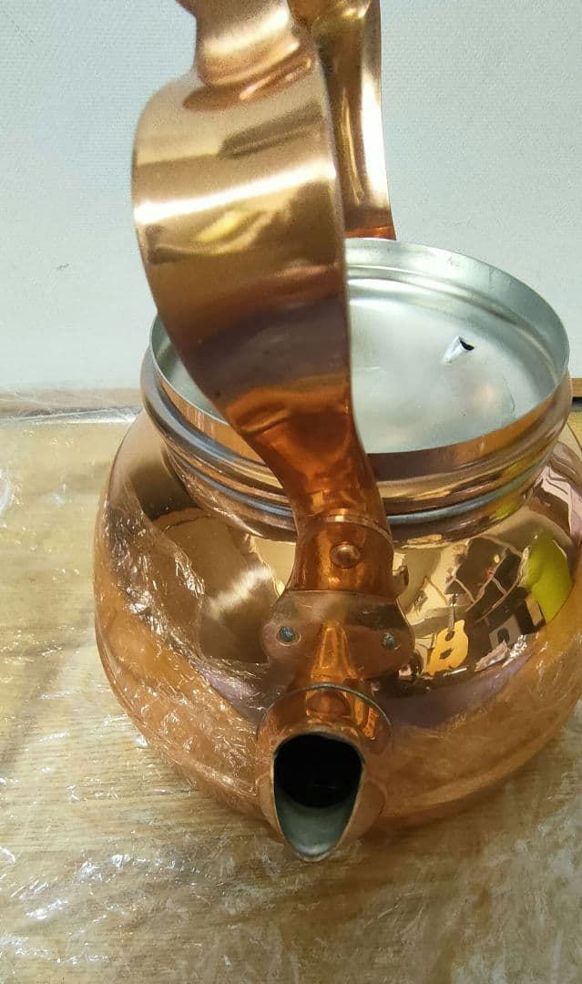 ★未使用　銅製やかん　ケトル　兼芝　キングカパー　北欧シリーズ