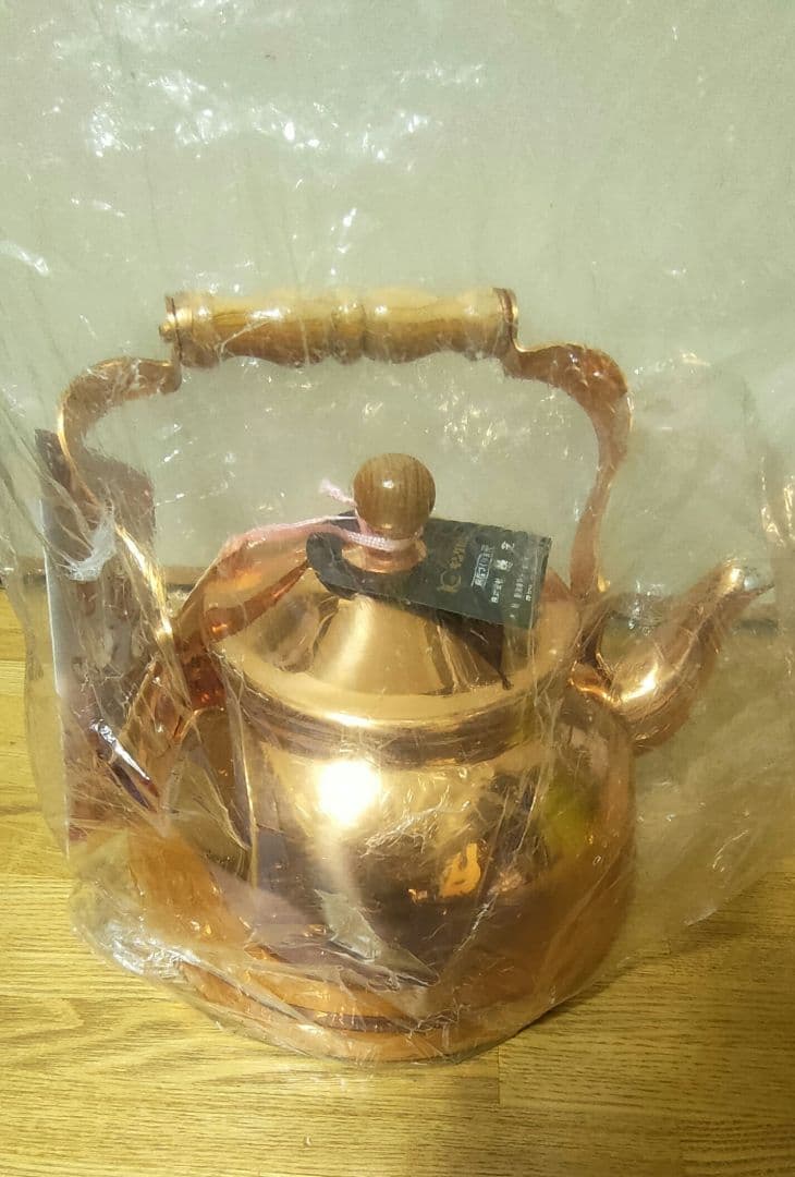 ★未使用　銅製やかん　ケトル　兼芝　キングカパー　北欧シリーズ