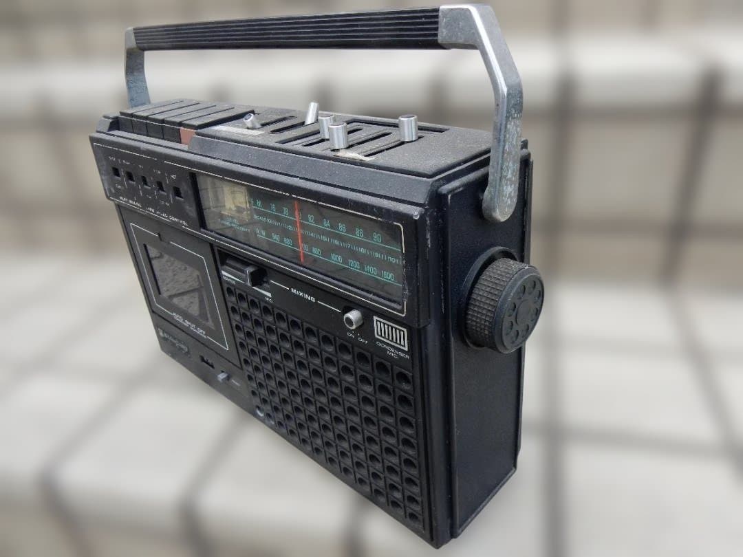 昭和レトロ ラジカセ３台ジャンク、RT-560 KR-2500 RC-212