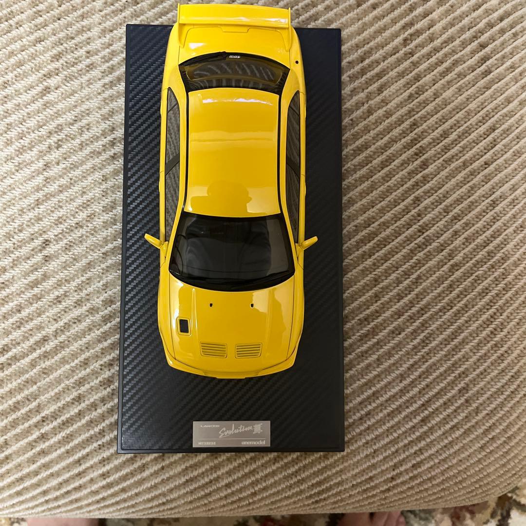 ワンモデル one model ランサーエボリューション Ⅲイエロー 1/18