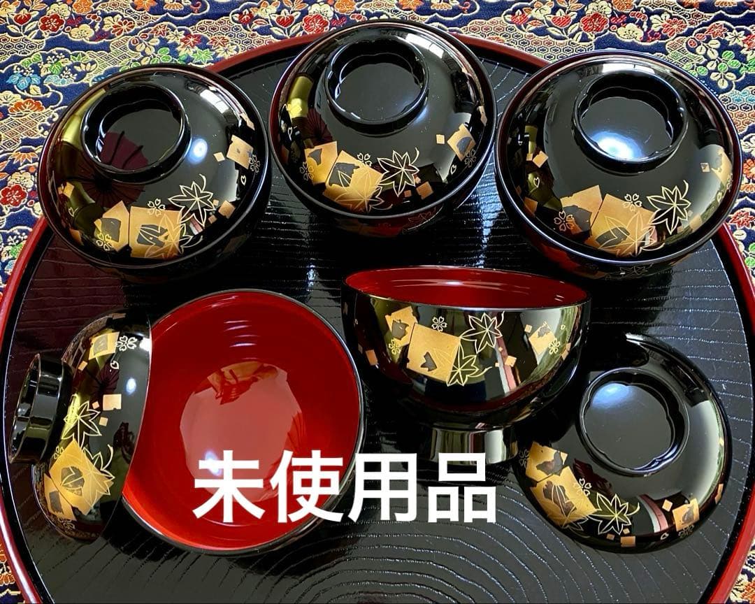 お雛様　ひな祭り　五名様用 美濃焼　庫山　菱形小皿　お椀 有田焼小皿　ガラス小鉢