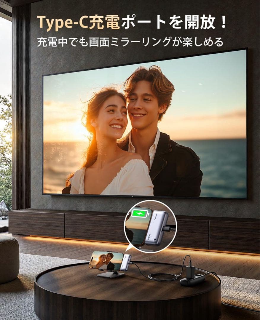 世界最小クラス llano ワイヤレスhdmi 無線 送受信機セット