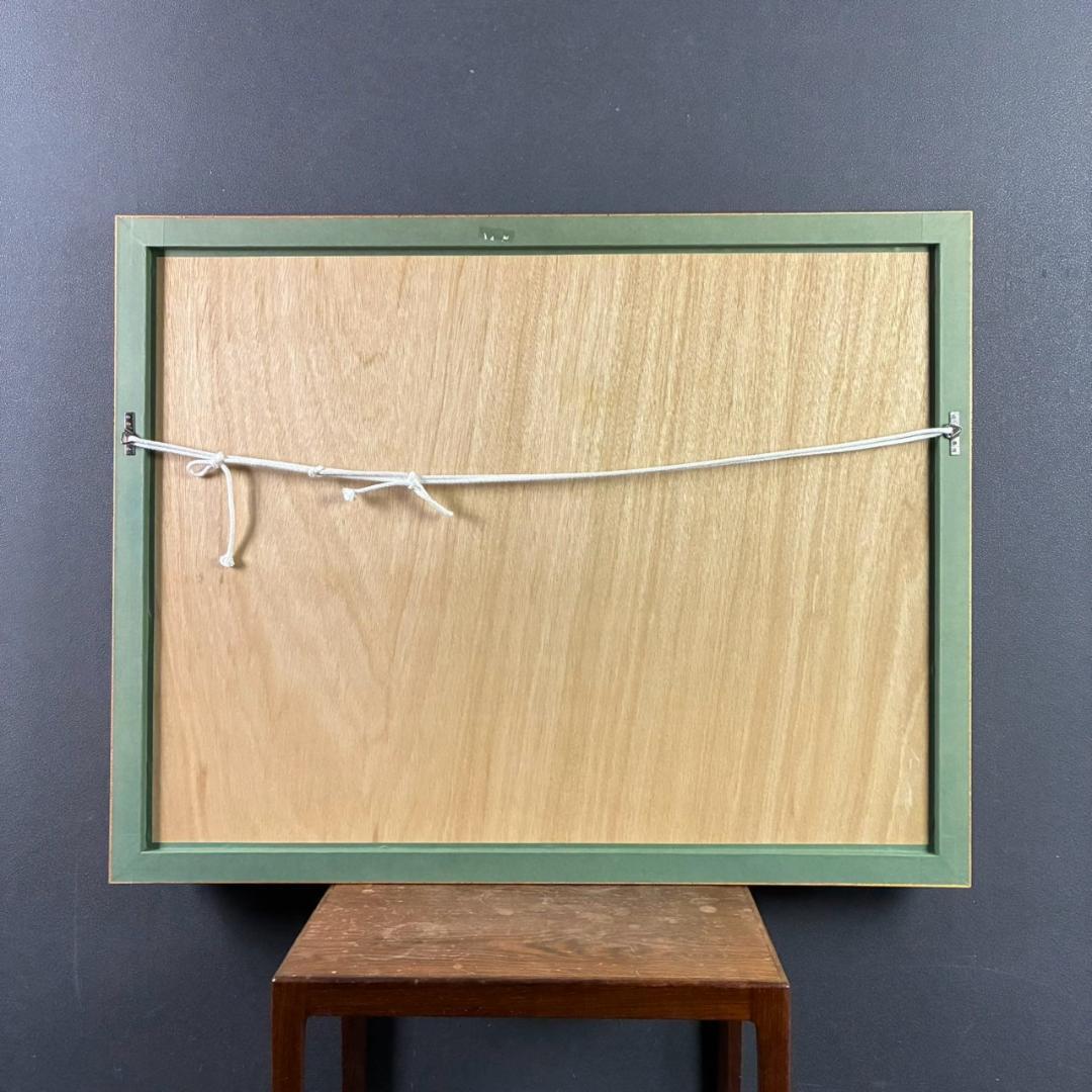 ルイ・イカール「恋の華」銅版画 エッチング 大作 12号大 直筆サイン入り