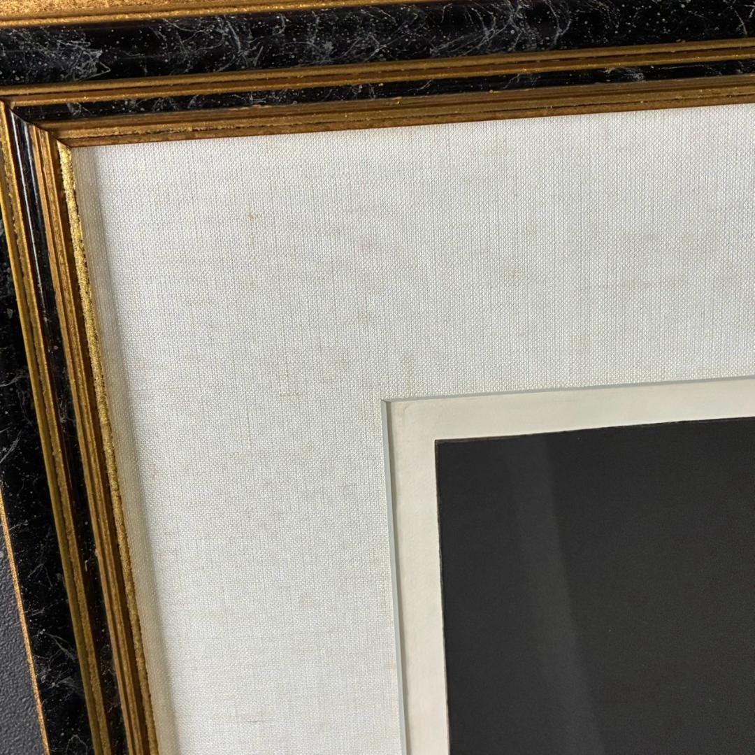 ルイ・イカール「恋の華」銅版画 エッチング 大作 12号大 直筆サイン入り