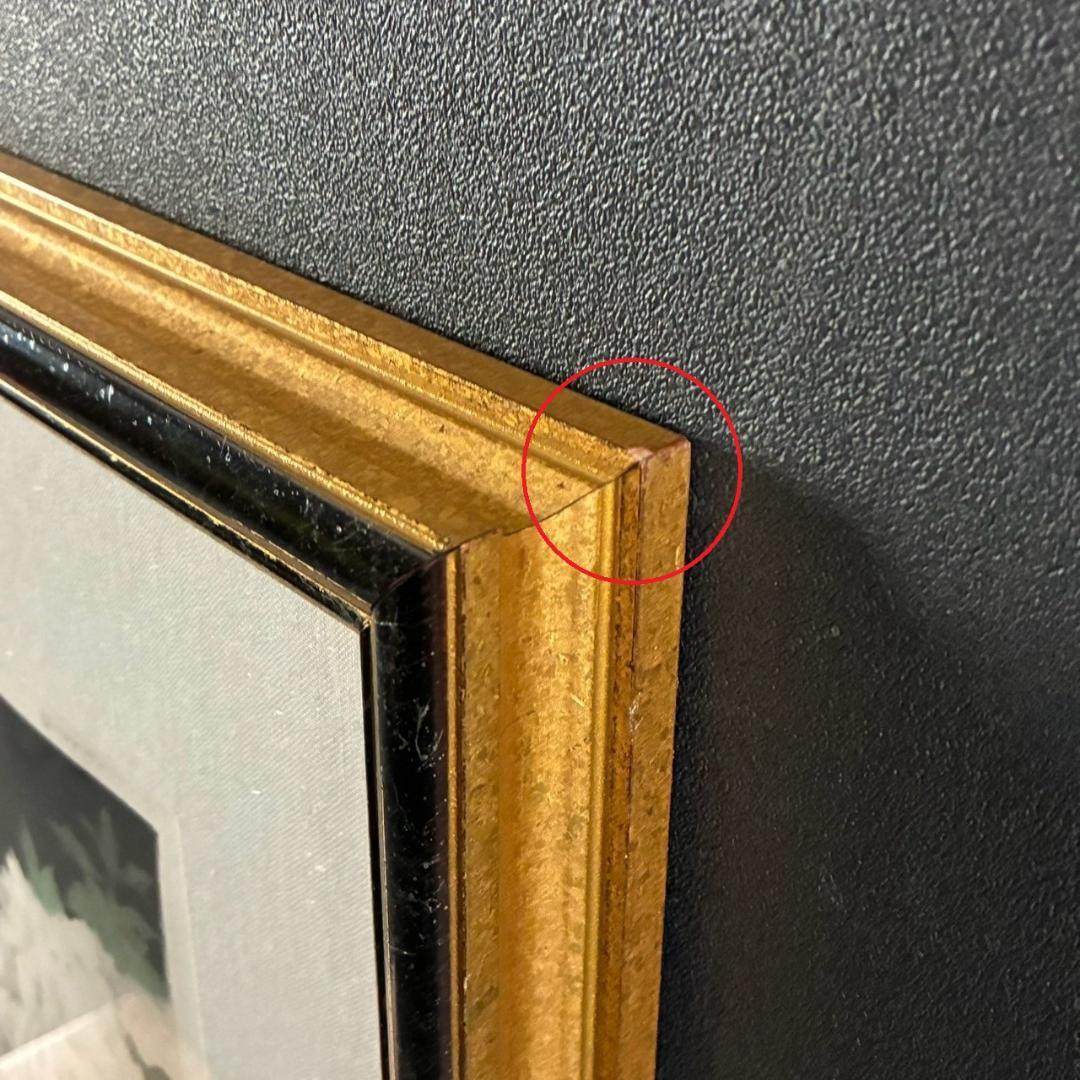 ルイ・イカール「恋の華」銅版画 エッチング 大作 12号大 直筆サイン入り