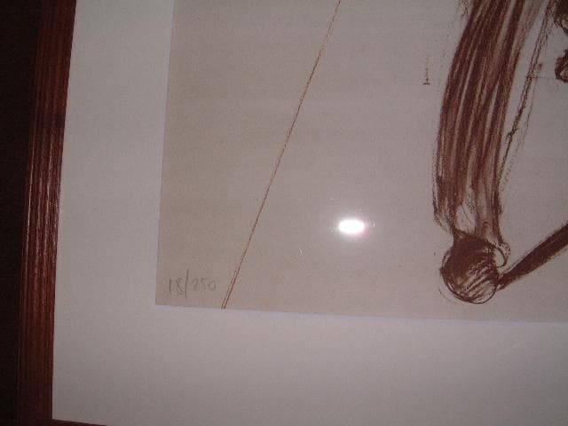 最終値下げ！クロード・ワイズバッシュのリトグラフ「バーレスク」、大判です