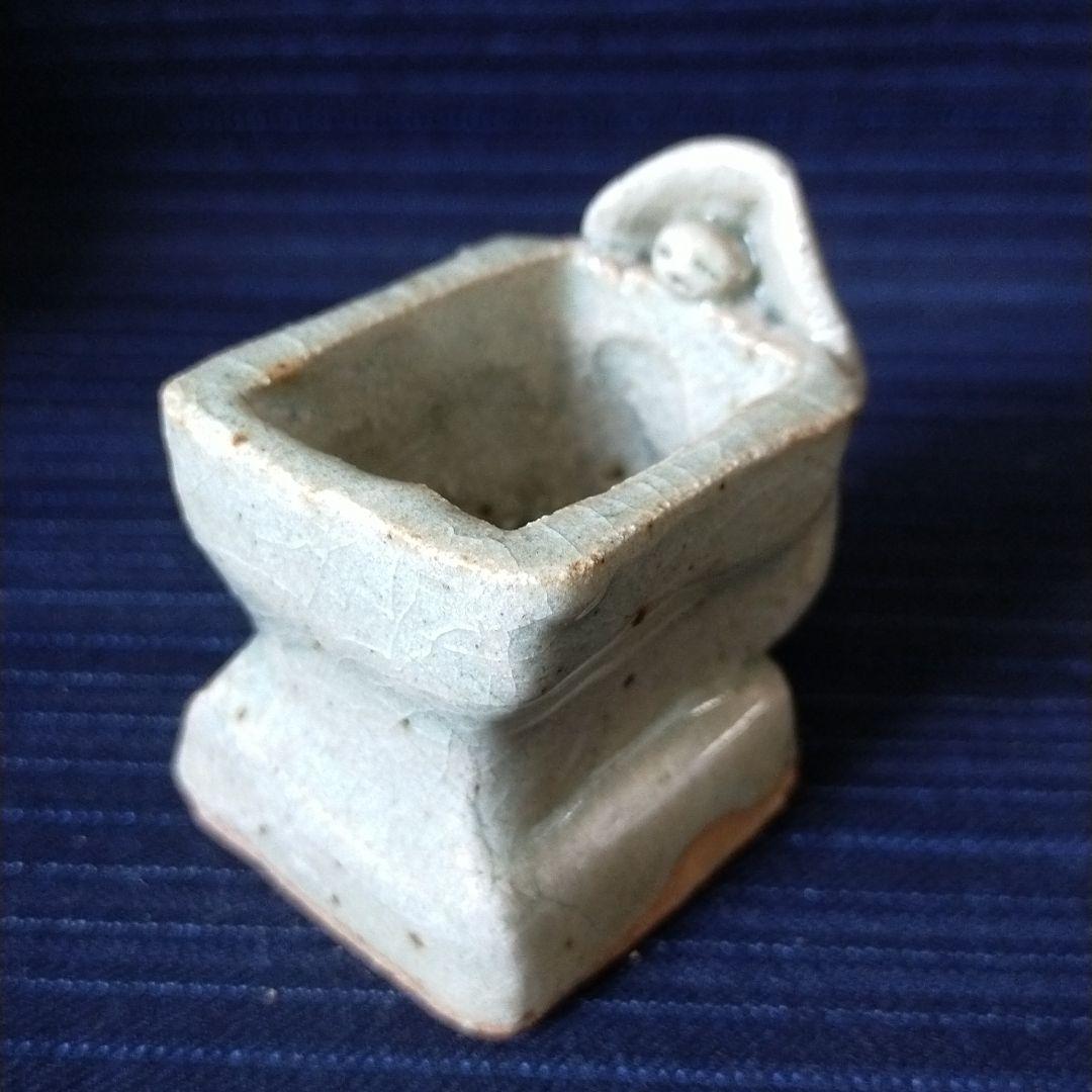 茶道具　一閑人　蓋置　小石原　高取焼　元永彰一　元永陶苑