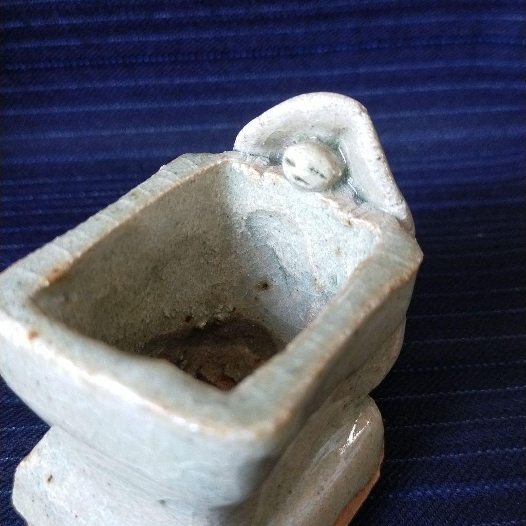 茶道具　一閑人　蓋置　小石原　高取焼　元永彰一　元永陶苑