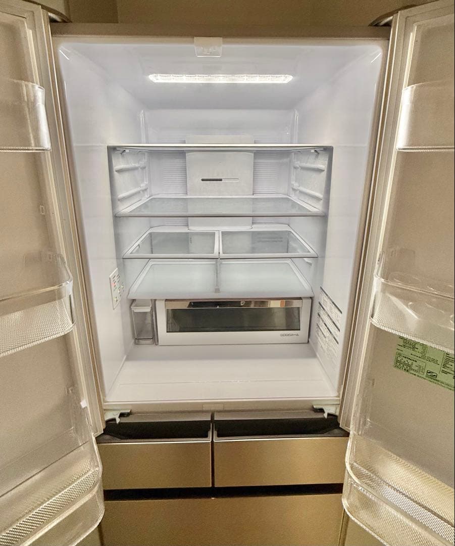 HITACHI 冷蔵庫 475L 6ドア 観音開き R-H48R 冷凍冷蔵 日立