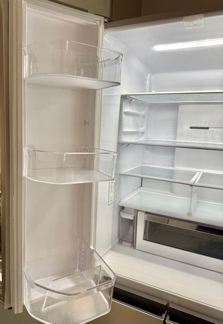 HITACHI 冷蔵庫 475L 6ドア 観音開き R-H48R 冷凍冷蔵 日立