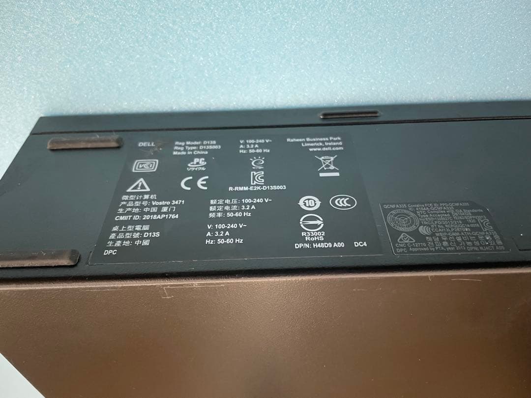 Windowsデスクトップ DELL Vostro3471 Corei5-9400/8G/256GB