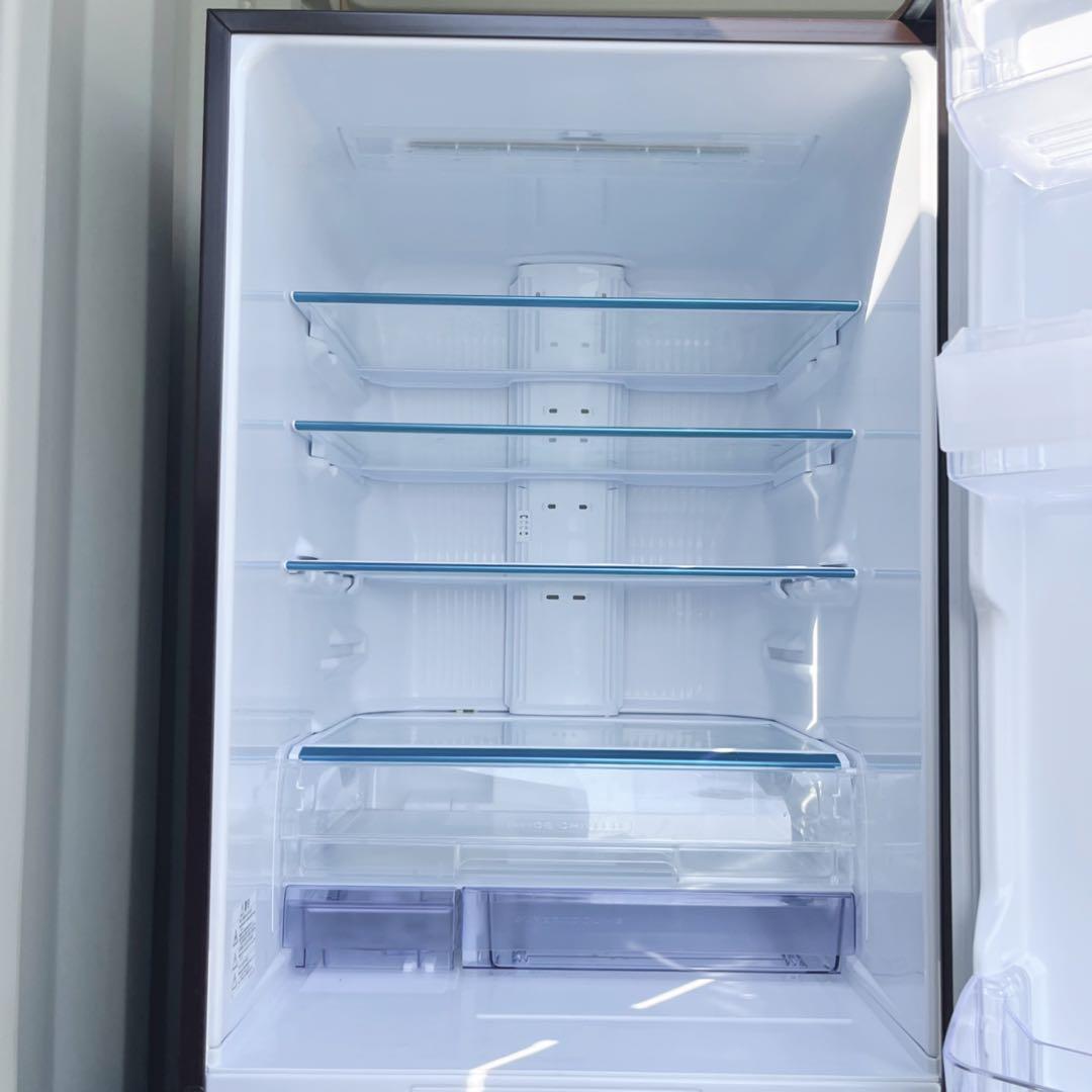 取付無料！三菱チルドルーム搭載おしゃれブラウンインテリア5ドア冷蔵庫！洗濯機