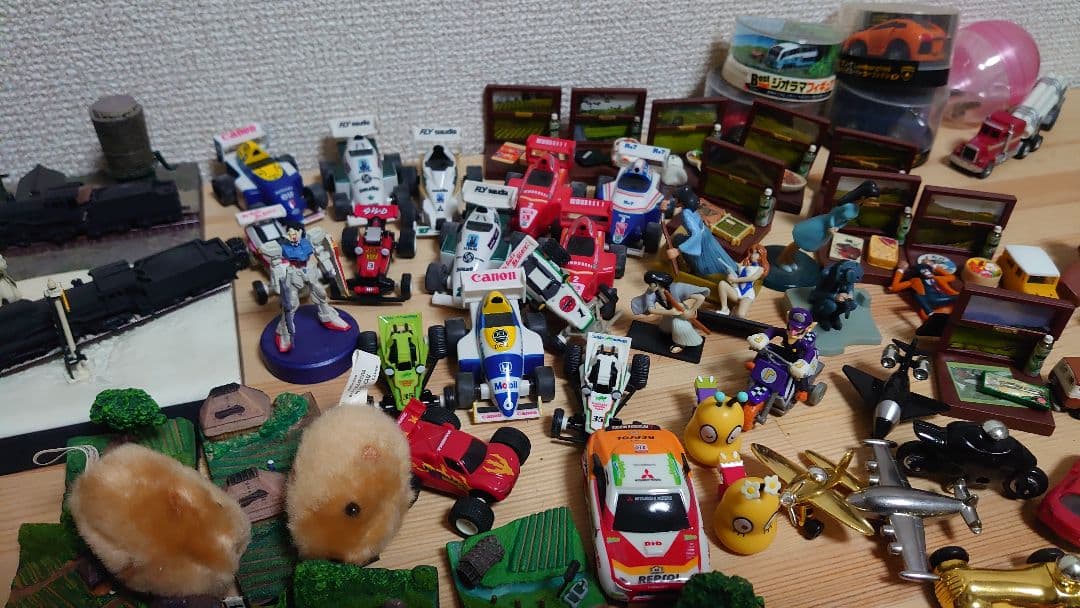 鉄道模型 大量まとめ売り ジオラマ付き SL・客車・レール多数 レトロ 希少色々