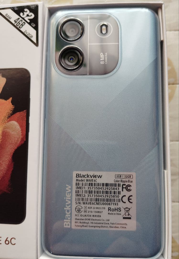 SIMフリー スマートフォン　Android　4GB+32GB 2TB拡張　新品