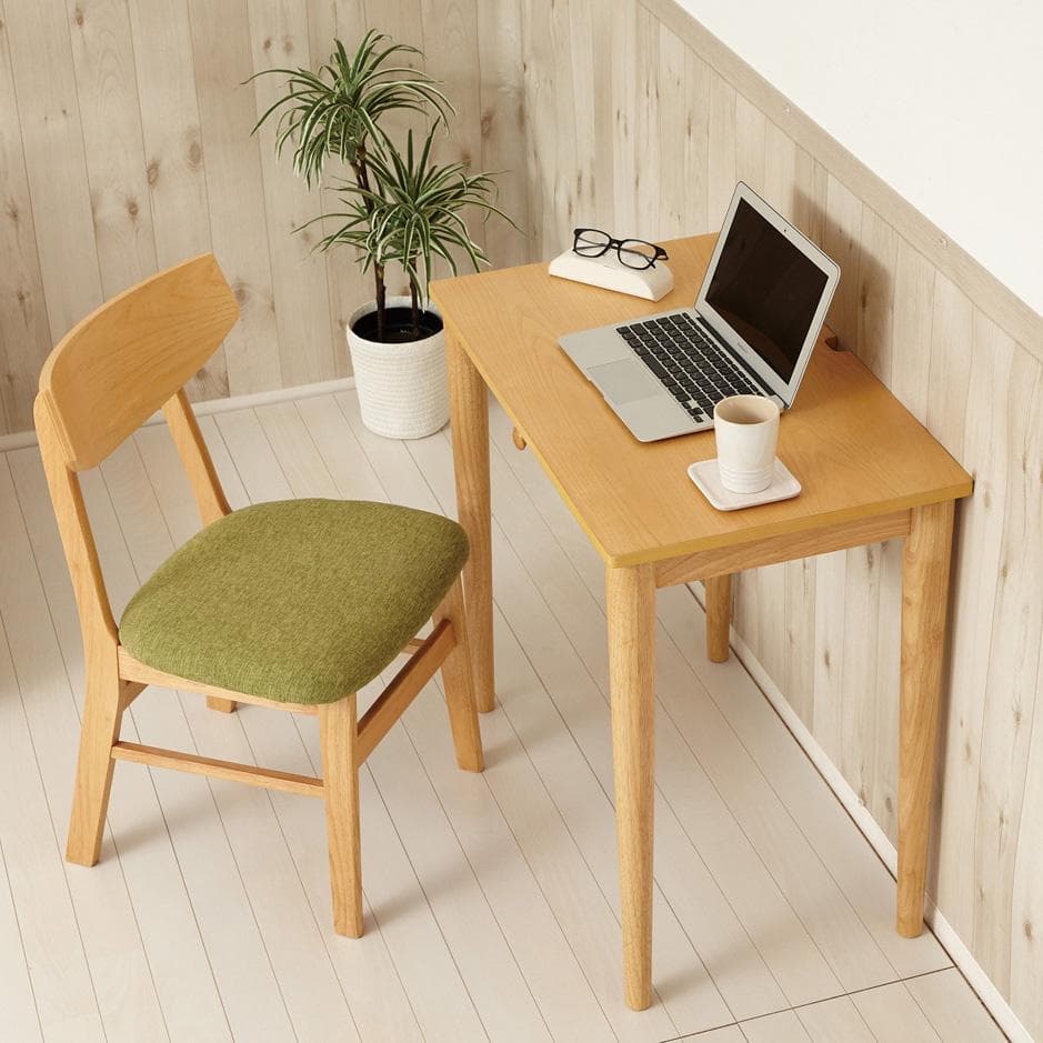 コンパクトデスク 引出1杯 幅75cm ナチュラル