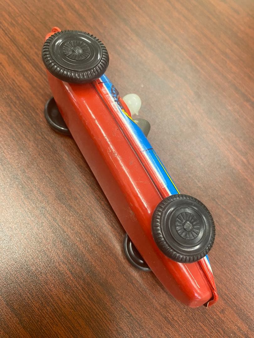 【超レア商品ブリキ】日本国旗デザイン レーシングカー No.2