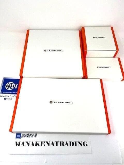 LECREUSET ル・クルーゼ オクタゴンプレート ホワイト 4種セット 新品