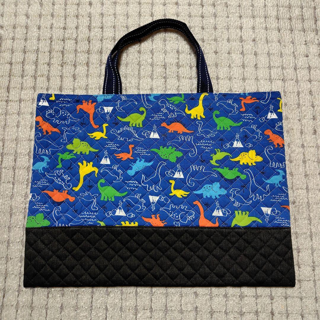 入園 入学準備に４点セットハンドメイド(恐竜柄男の子)