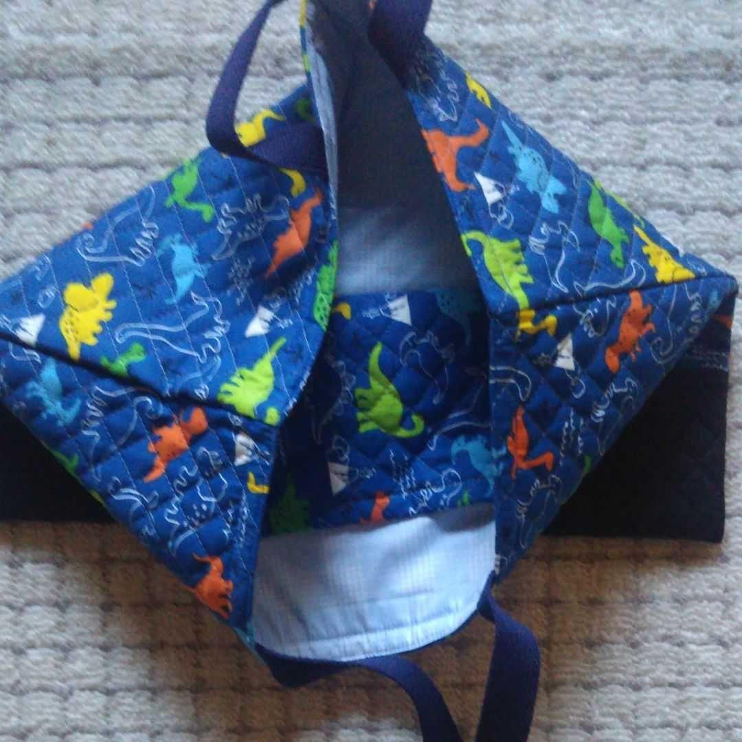 入園 入学準備に４点セットハンドメイド(恐竜柄男の子)