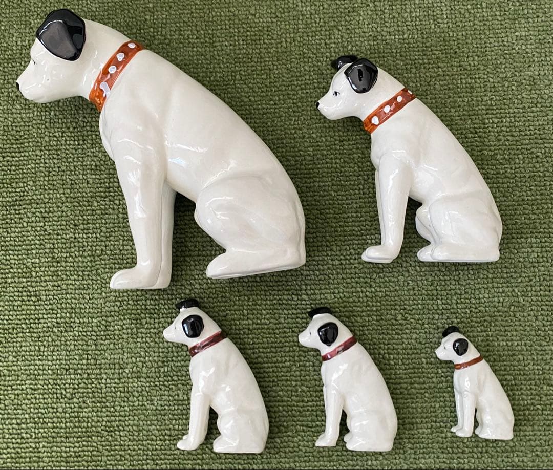 ビクター犬　ニッパー君　7体セット　箱付き